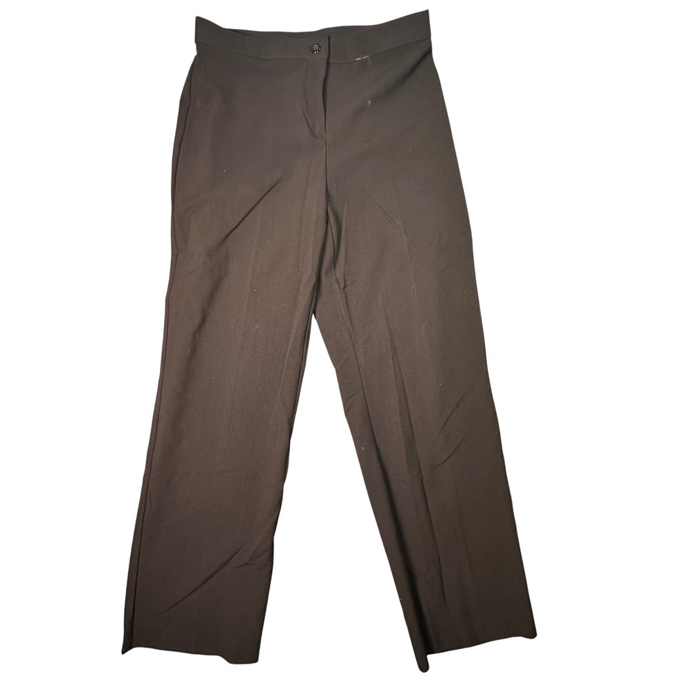 Briggs Petite Brown Dress Pants Straight Leg Professional 6P Dark Academia